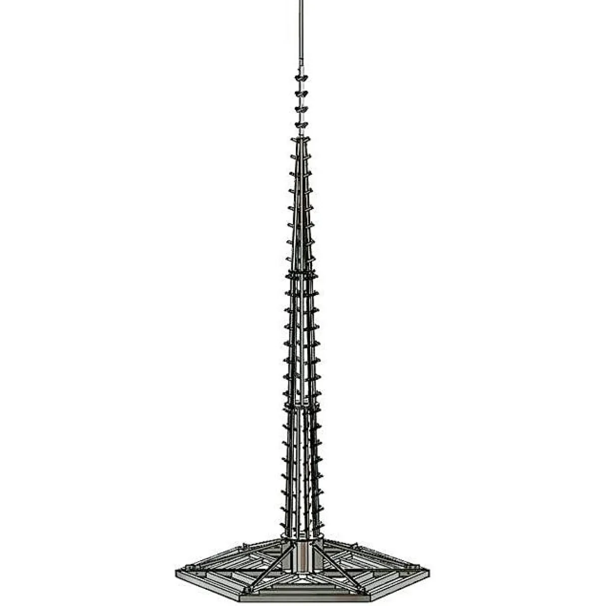 Clearance DecoWoerner Gigantbaum "Deluxe", 600 Cm grün