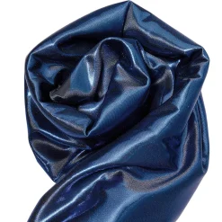 Sale DecoWoerner Glanzstoff Folienjersey , 106 Cm Breit blau