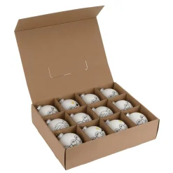Discount DecoWoerner Glas-Weihnachtskugel 