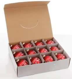 Discount DecoWoerner Glas-Weihnachtskugel 