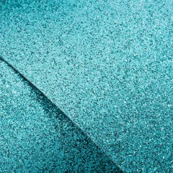 Discount DecoWoerner Glitzer-Folie Selbstklebend Türkis 50 Cm X 5 M Rolle blau