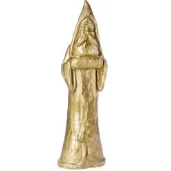 Sale DecoWoerner ener Weihnachtsmann In Holzoptik 95 Cm gold