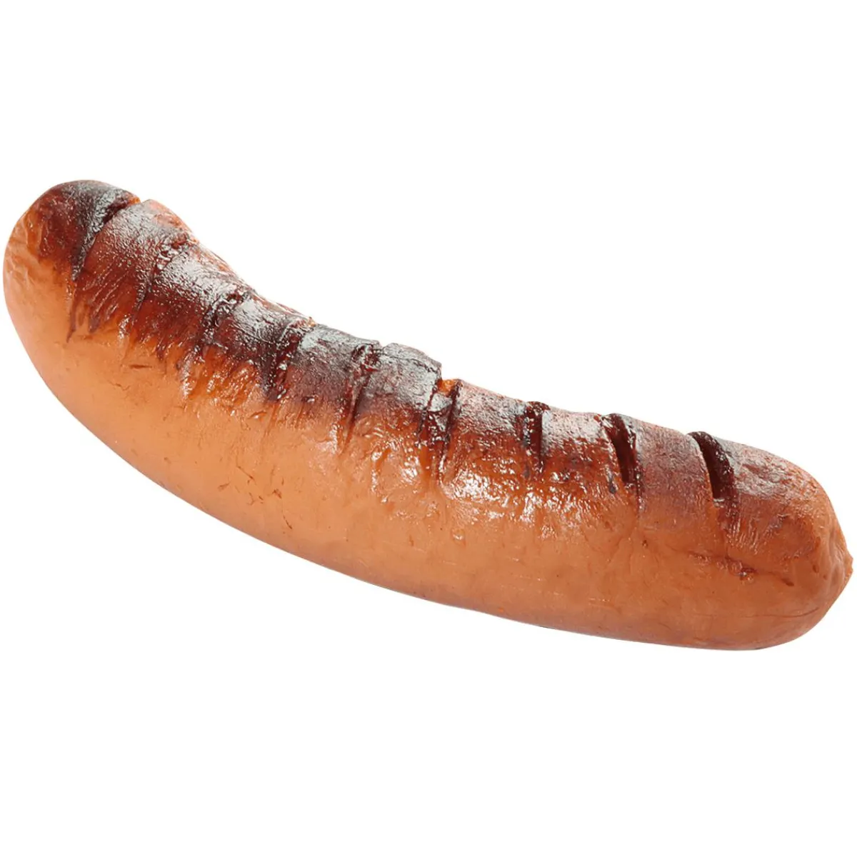 New DecoWoerner Grillwurst Rot Lebensmittel-Attrappe 14 Cm braun