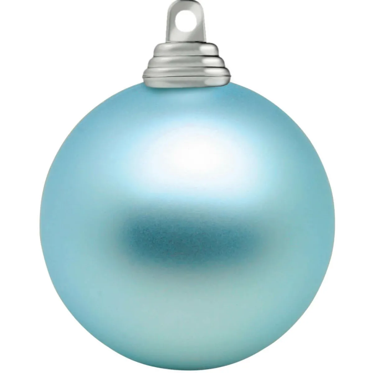 Outlet DecoWoerner Helle, Matte Weihnachtskugeln Aus Schwer Entflammbarem Kunststoff, 6 Cm Ø – 24 Stück blau