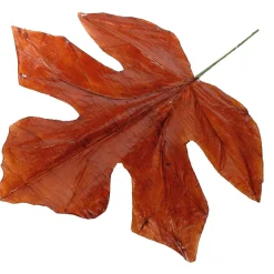 Sale DecoWoerner Herbstliche Kunstblätter 80 Cm, 3 Stück orange