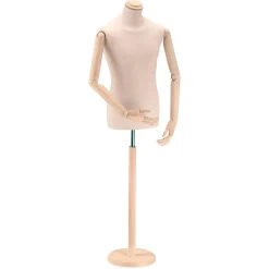 Clearance DecoWoerner Herren-Schneiderbüste, Büste 76 Cm, Ecru/eiche Hell Beige