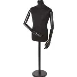 Clearance DecoWoerner Herren-Schneiderbüste, Büste 76 Cm, / schwarz