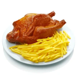 Online DecoWoerner Hähnchen Gegrillt Lebensmittel-Attrappe 23 Cm braun