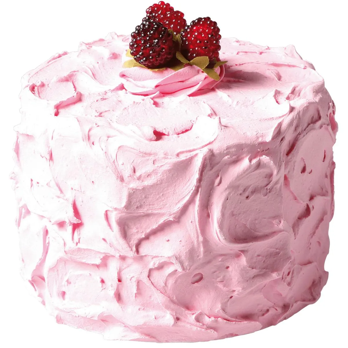 Best DecoWoerner Himbeertorte Lebensmittel-Attrappe 15cmØ rosa
