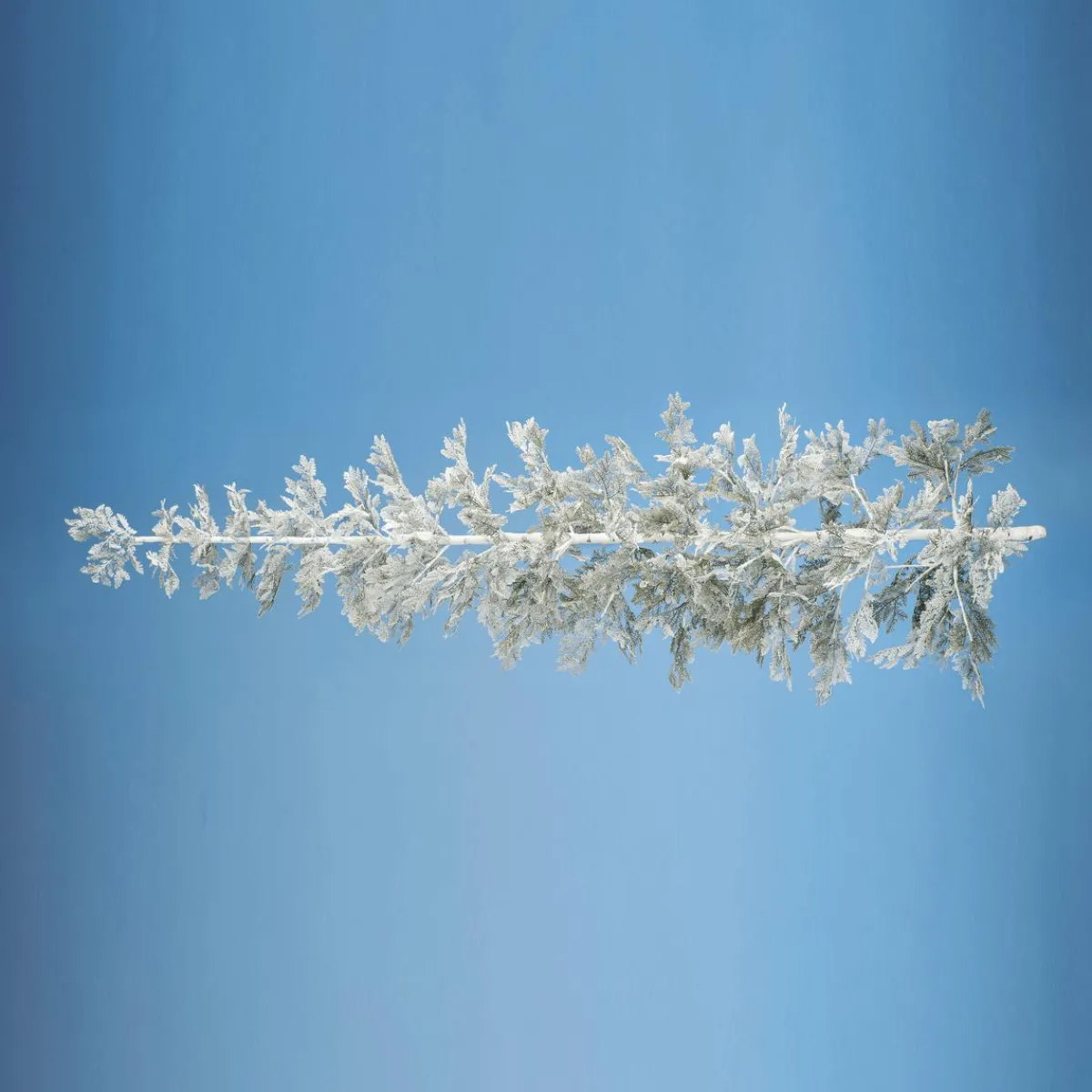 Clearance DecoWoerner Hängender, Künstlicher Weihnachtsbaum Zeder Mit Beeisten Nadeln 400 Cm weiß