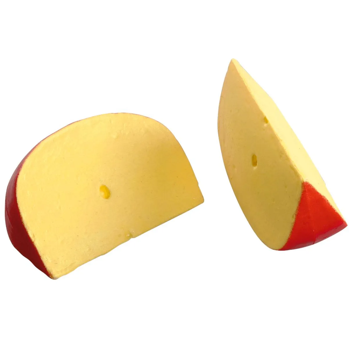 New DecoWoerner Holländer Käse Lebensmittel-Attrappe gelb