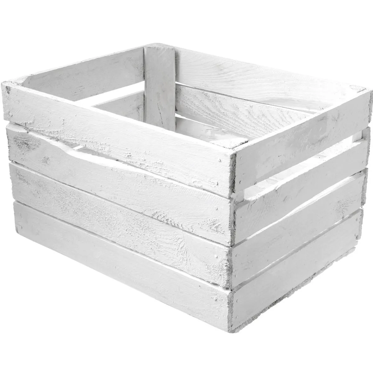 Hot DecoWoerner Holzkiste Vintage 50 Cm Lang weiß