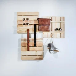 Outlet DecoWoerner Holzpalletten-Set 45 X 45 Cm, 3 Stück Beige