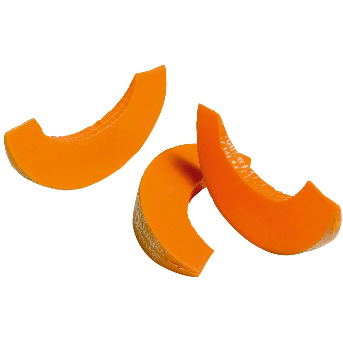 DecoWoerner Honigmelonen Stücke Lebensmittel-Attrappe orange