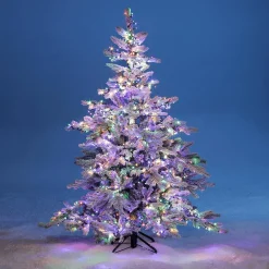 Hot DecoWoerner 3in1 Lichterkette: Bunt, Warm Gelb Oder Im Wechsel Blinkende LED Lichterkette Mit Timer, Für Außen, 16 M mehrfarbig