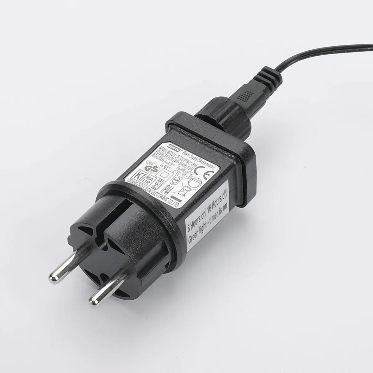 Hot DecoWoerner 3in1 Lichterkette: Bunt, Warm Gelb Oder Im Wechsel Blinkende LED Lichterkette Mit Timer, Für Außen, 16 M mehrfarbig