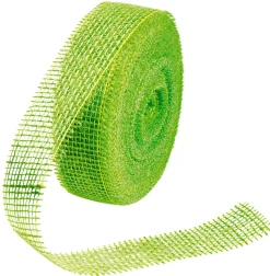 Online DecoWoerner Juteband, 40 Mm, 20 M, Hell grün