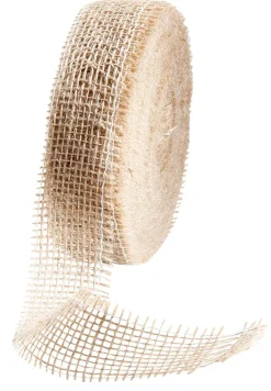 Outlet DecoWoerner Juteband, 40 Mm, 20 M, Natur Beige