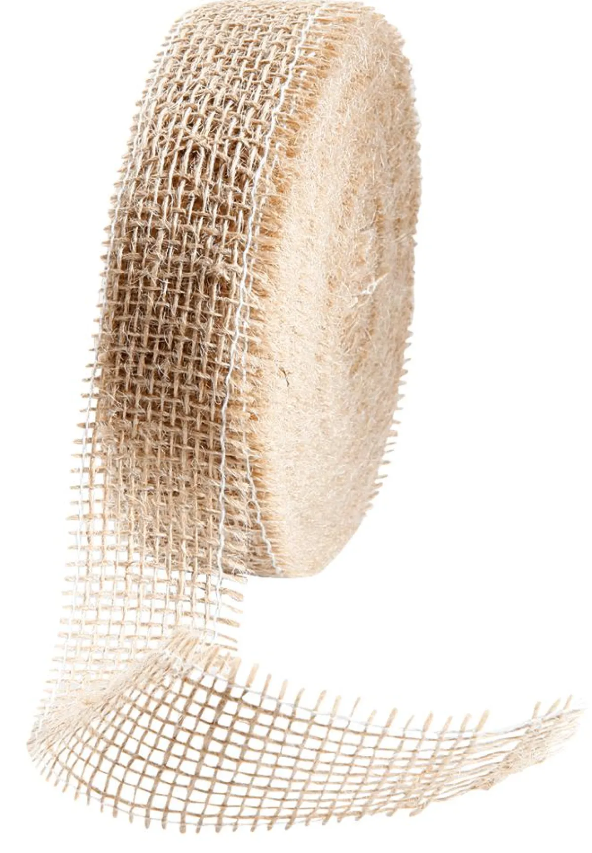 Outlet DecoWoerner Juteband, 40 Mm, 20 M, Natur Beige