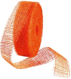 Outlet DecoWoerner Juteband, 40 Mm, 20 M, orange