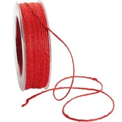 Online DecoWoerner Juteschnur, 50 M, rot