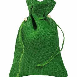Hot DecoWoerner Jutesäckchen, 22 Cm, 10 Stück grün