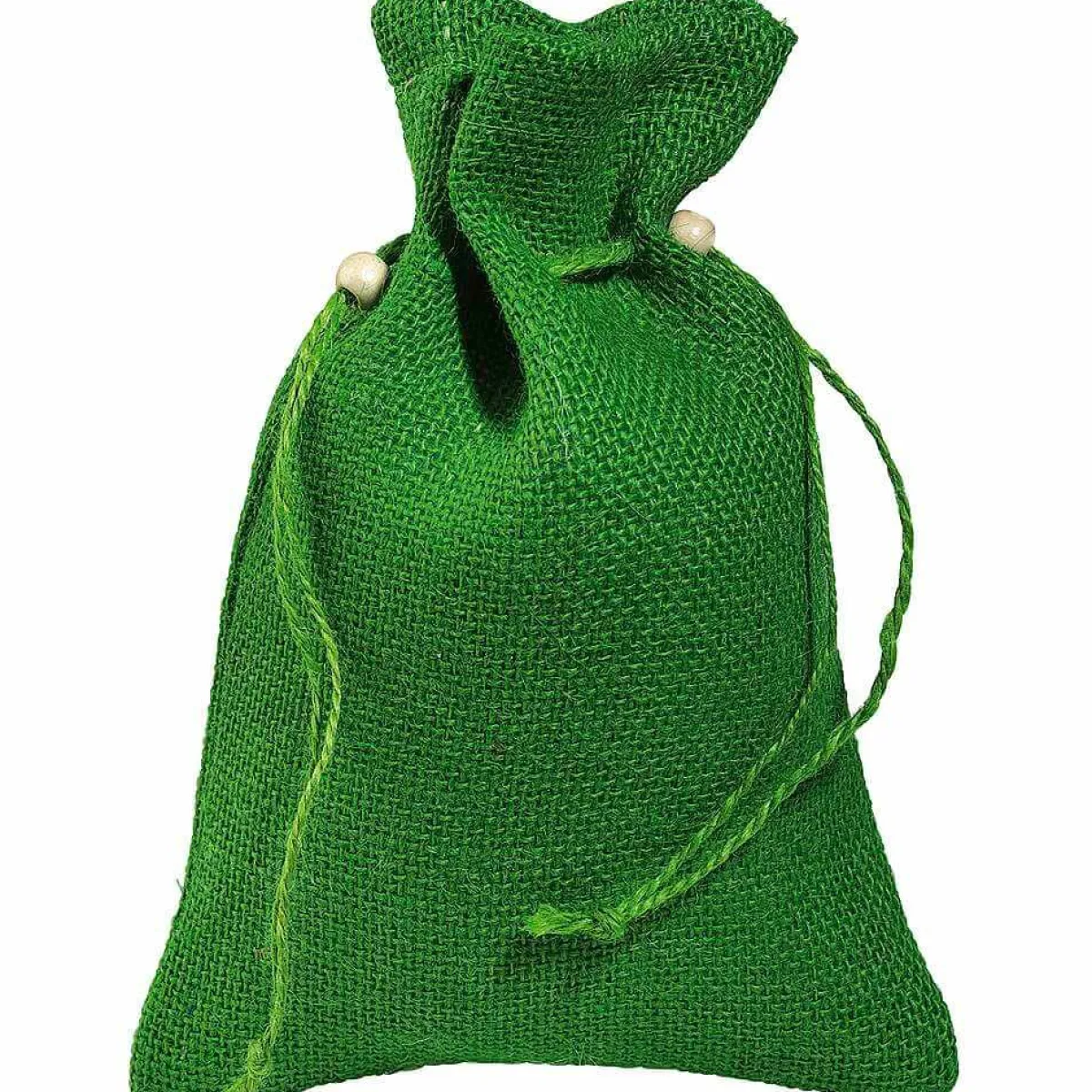 Hot DecoWoerner Jutesäckchen, 22 Cm, 10 Stück grün