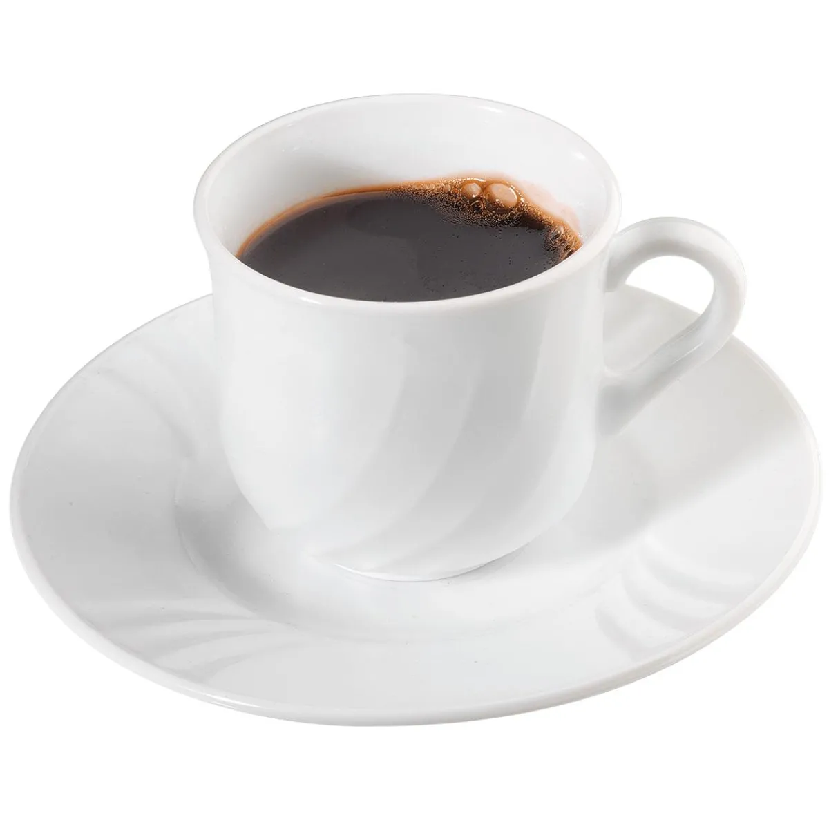 DecoWoerner Kaffee Lebensmittel-Attrappe 7,50 Cm weiß
