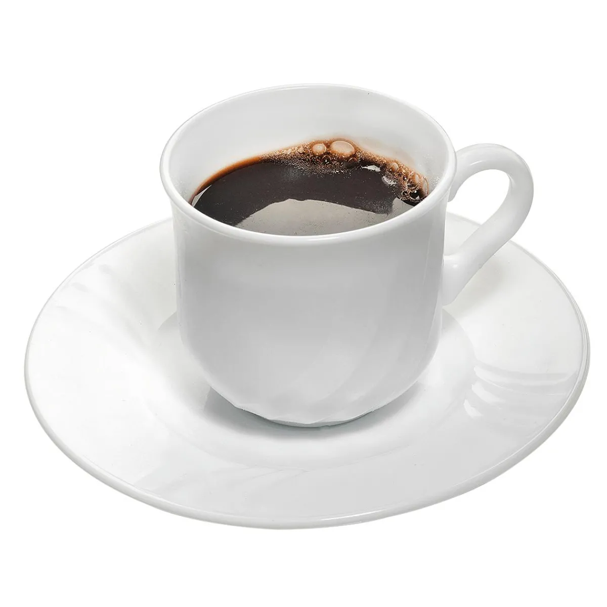 DecoWoerner Kaffee Lebensmittel-Attrappe 7,50 Cm weiß