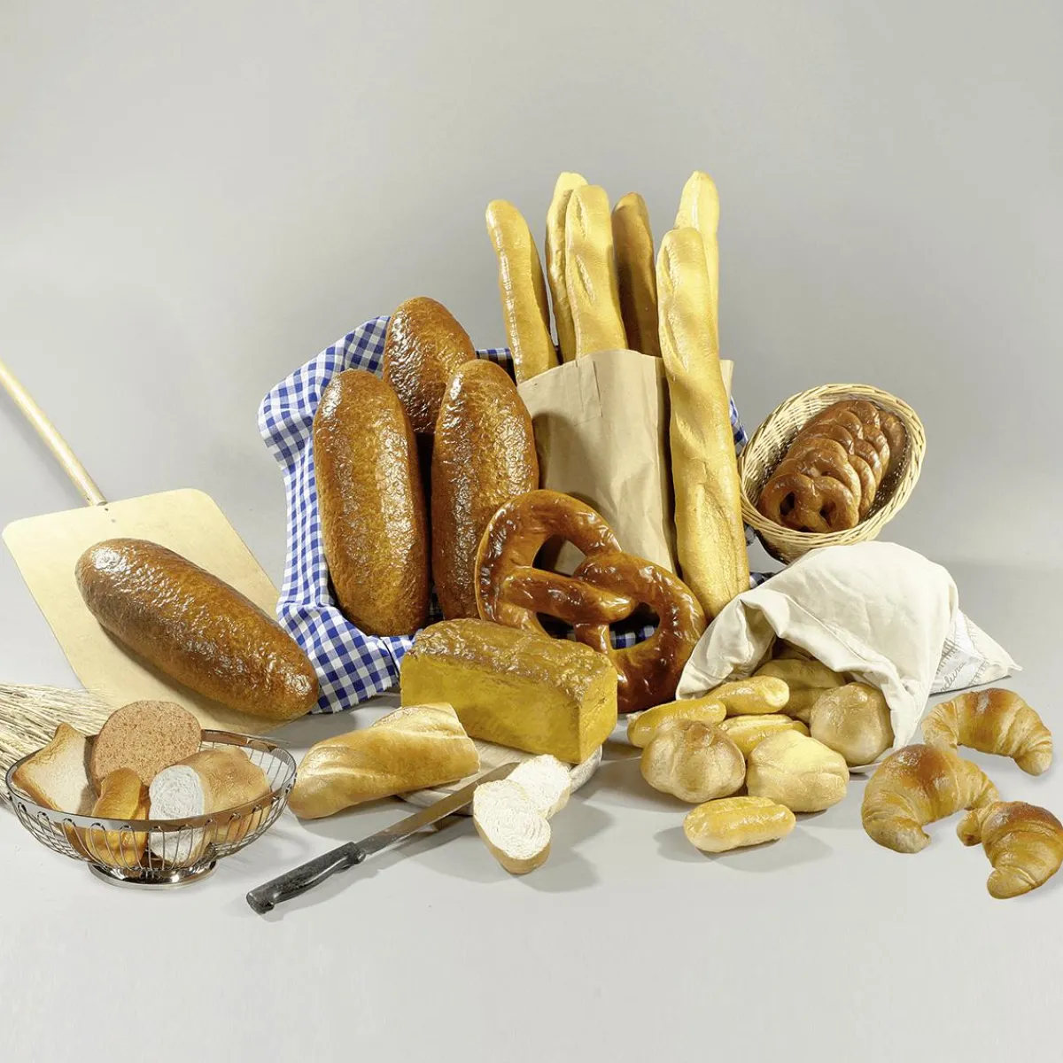 Clearance DecoWoerner Kastenbrot Lebensmittel-Attrappe 21 Cm braun