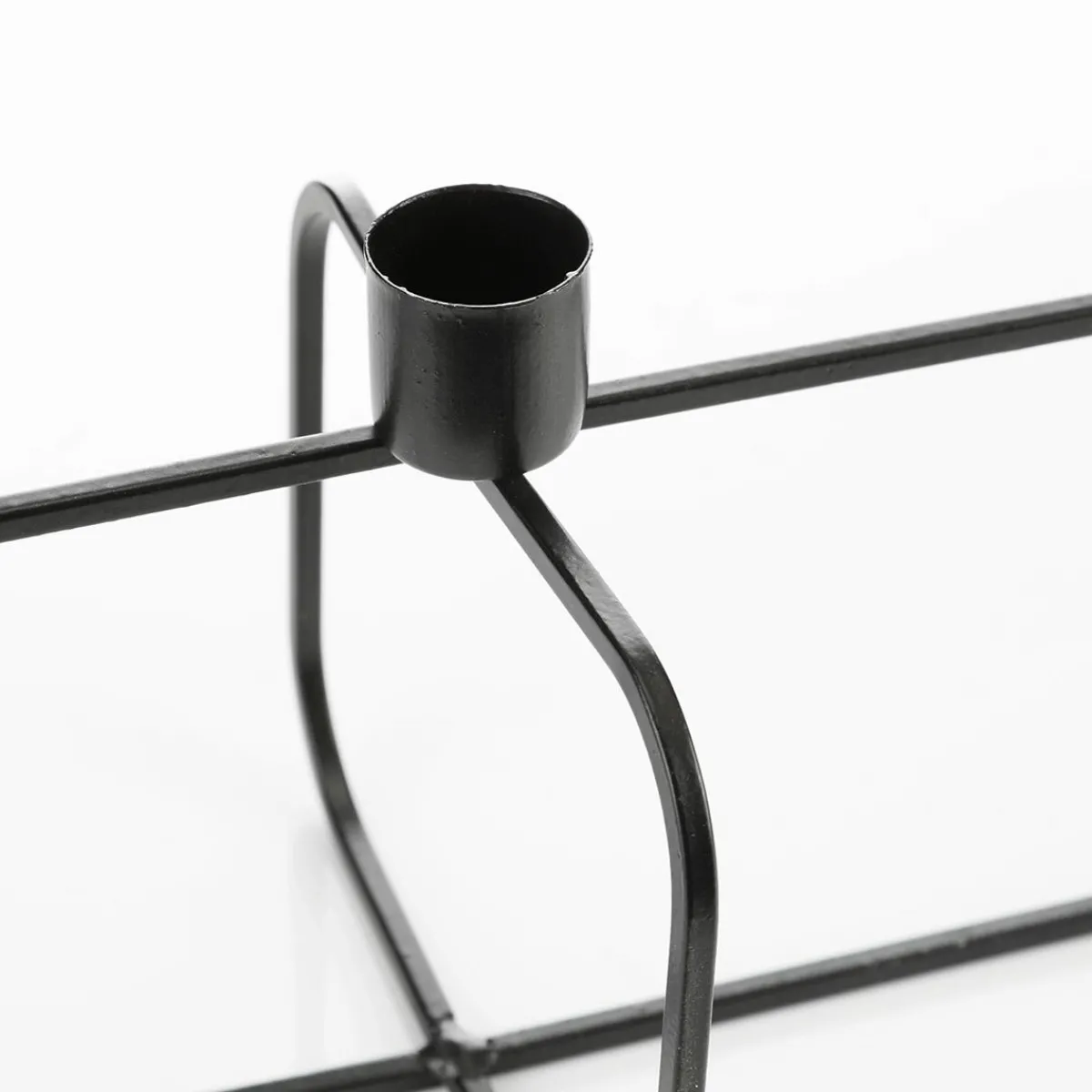 New DecoWoerner Kerzenhalter Für 4 Kerzen 75 Cm schwarz