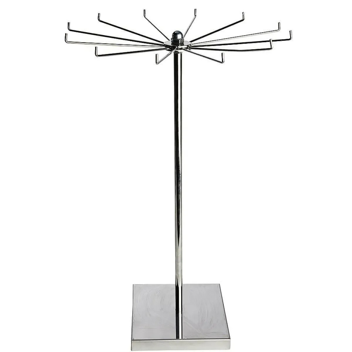 New DecoWoerner Ketten-Ständer Drehbar, 47 Cm Hoch silber