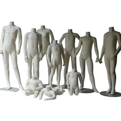 Discount DecoWoerner Kinder Schaufensterfigur Headless, , 2 Jahre weiß
