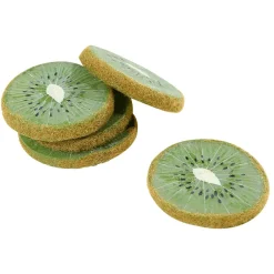 Best DecoWoerner Kiwi Scheiben Lebensmittel-Attrappe, 5 Stück grün