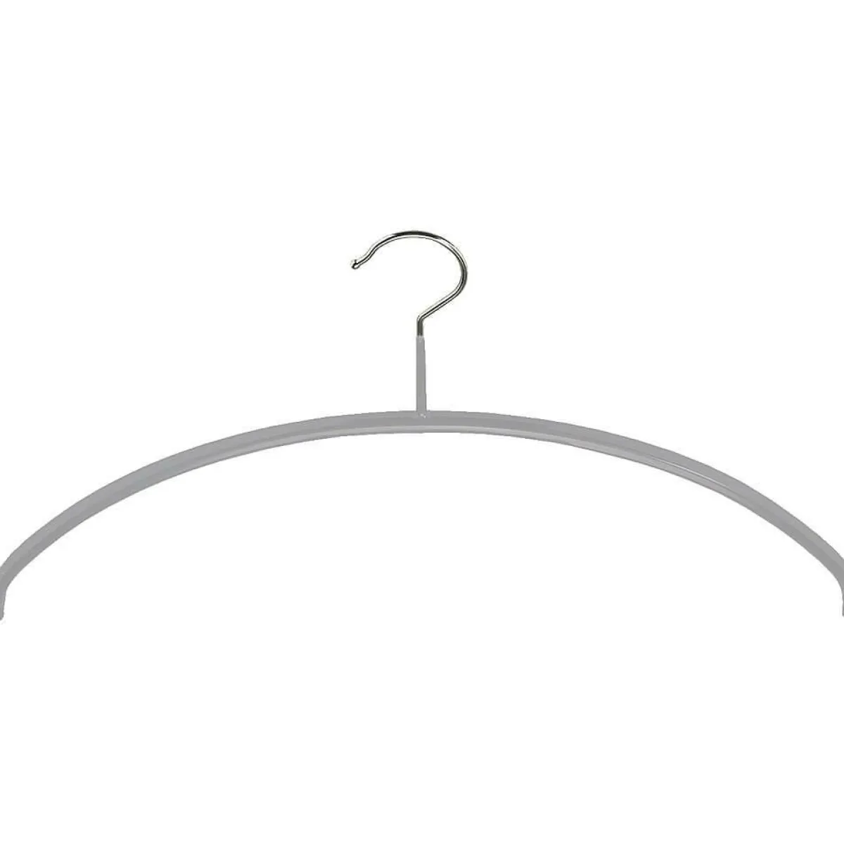 Online DecoWoerner Kleiderbügel Anti-Rutsch 36 Cm, , 1 Pack à 10 Stück silber
