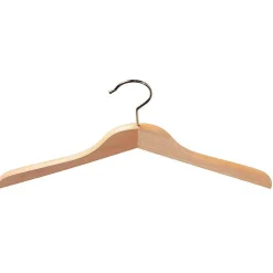 Online DecoWoerner Kleiderbügel Aus Holz, Gerade 45 Cm, 1 Karton à 50 Stück Naturholz