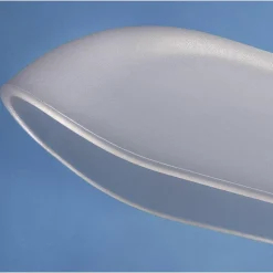 Clearance DecoWoerner Kleiderbügel Gefrostet 42 Cm, 1 Karton à 50 Stück weiß