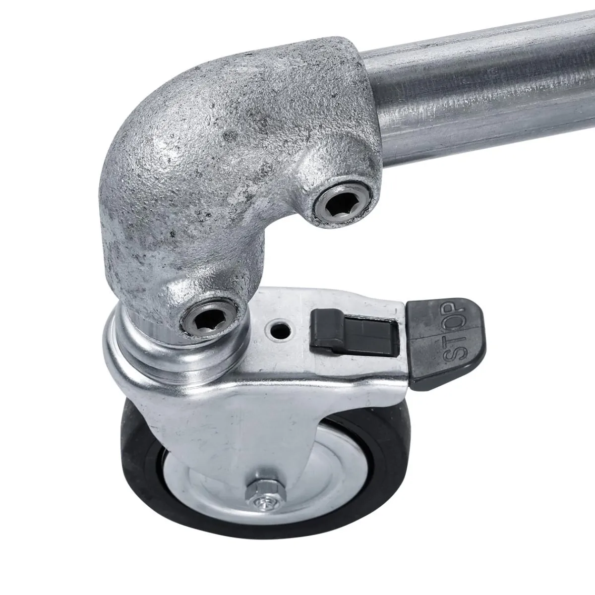 Best DecoWoerner Kleiderständer FACTORY Mit Abstufung 150 Cm silber