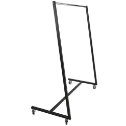 Best DecoWoerner Kleiderständer Mit Rollen VOGUE, 170 Cm Grau
