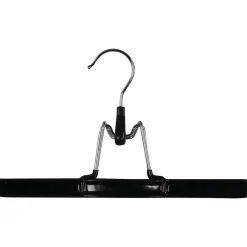 Hot DecoWoerner Klemmbügel Anti-Rutsch 26 Cm, , 1 Pack à 10 Stück schwarz