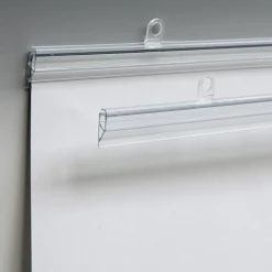 New DecoWoerner Klemmleisten-Set, Klar, 100 Cm Lang transparent