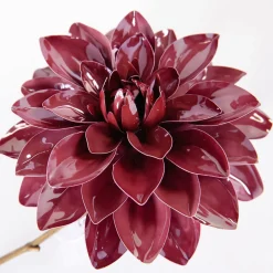 Outlet DecoWoerner Künstliche Dahlie 56 Cm rot