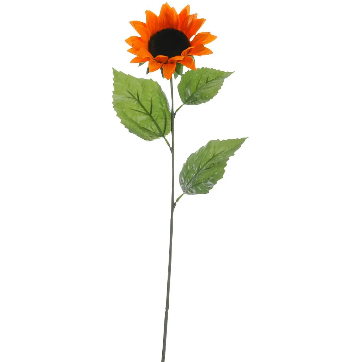 Clearance DecoWoerner Künstliche Deko-Sonnenblume 68 Cm orange