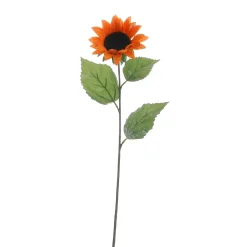 Clearance DecoWoerner Künstliche Deko-Sonnenblume 68 Cm orange
