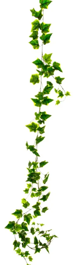 Discount DecoWoerner Künstliche Efeu-Girlande 170 Cm Gelb grün