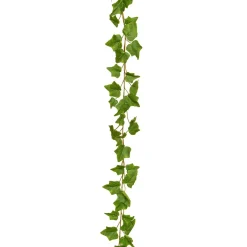 Best DecoWoerner Künstliche Efeugirlande Schwer Entflammbar B1, 220 Cm grün