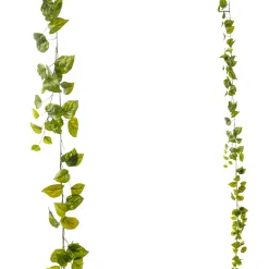 Clearance DecoWoerner Künstliche Efeu-Pothos-Girlande 170 Cm grün
