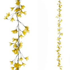 DecoWoerner Künstliche Forsythien Girlande 180 Cm gelb
