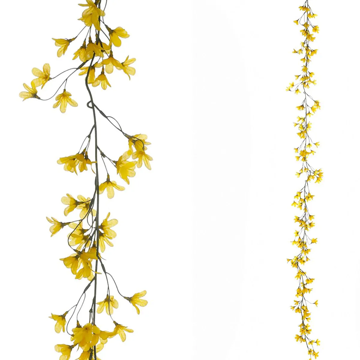 DecoWoerner Künstliche Forsythien Girlande 180 Cm gelb