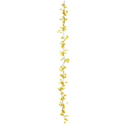 DecoWoerner Künstliche Forsythien Girlande 180 Cm gelb